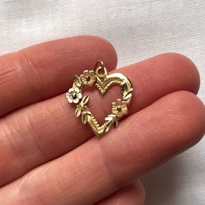 14K Gold Heart Pendant